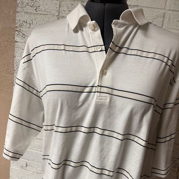 Nick Price Striped Polo large - Picture 1 of 7
